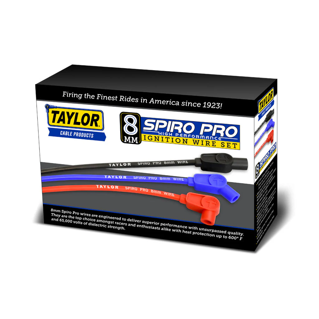 Taylor Cable Spiro-Pro Universal 8mm Spark Plug Wires 350 Ohm Suppression - Image 13